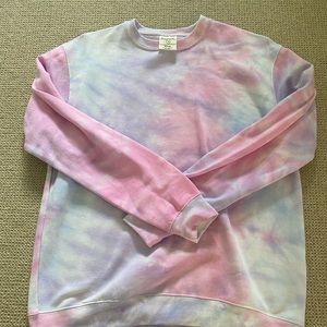 Dreamsicle Tie dye sweatshirt